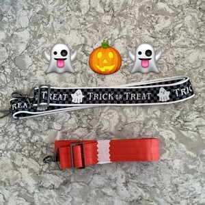 Lug Adjustable Classic Bag Strap 1.5” in Orange and 1.5” Treat or Treat Strap 🎃👻